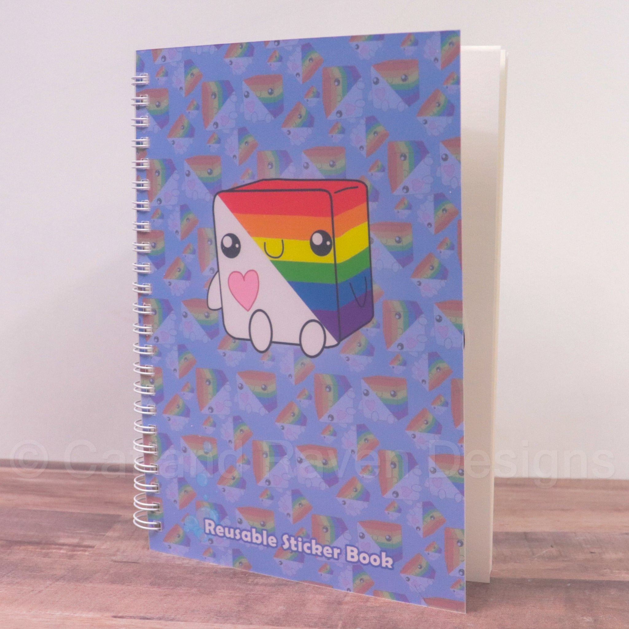 LGBTQ+ Pride Soapy Buddy reusable sticker book – Cat and Raven Designs Soap